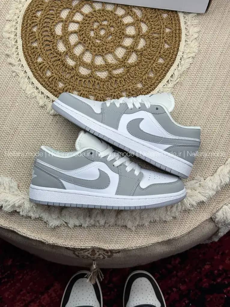 کتونی Nike جردن ۱ بدون ساق ولف گری | Nike Jordan 1 Wolf Grey