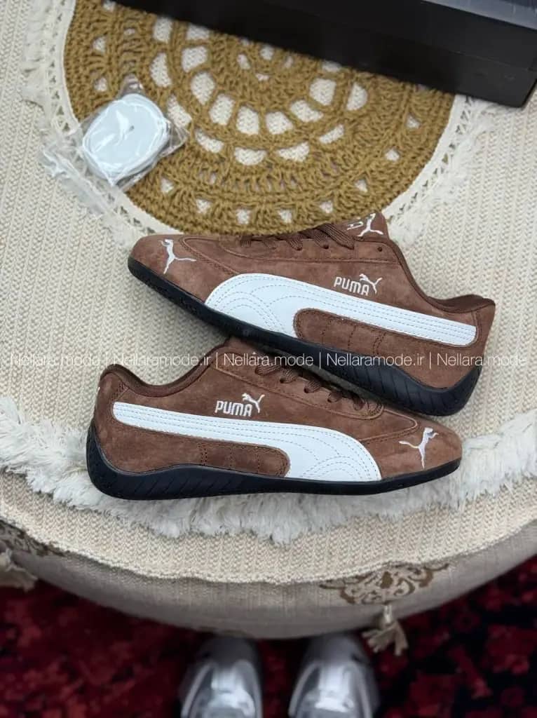 کتونی پوما اسپیدکت قهوه‌ای زنانه | Puma Speedcat Brown