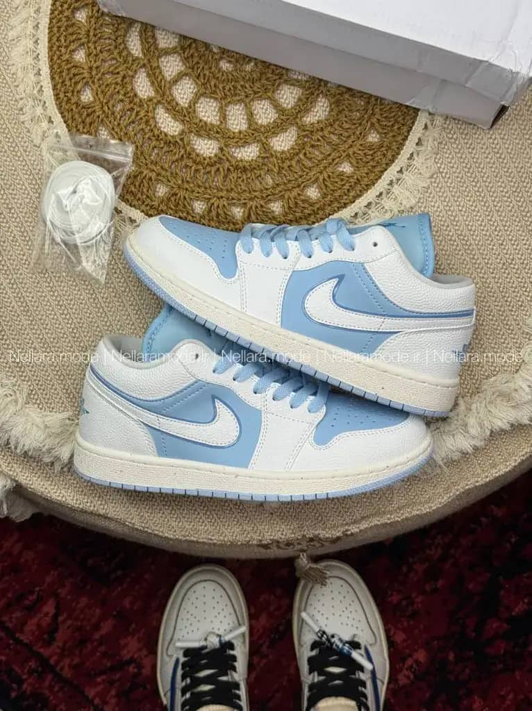 نایک ایر جردن ۱ بدون ساق ریورس آیس بلو | Nike Air Jordan 1 Reverse Ice Blue