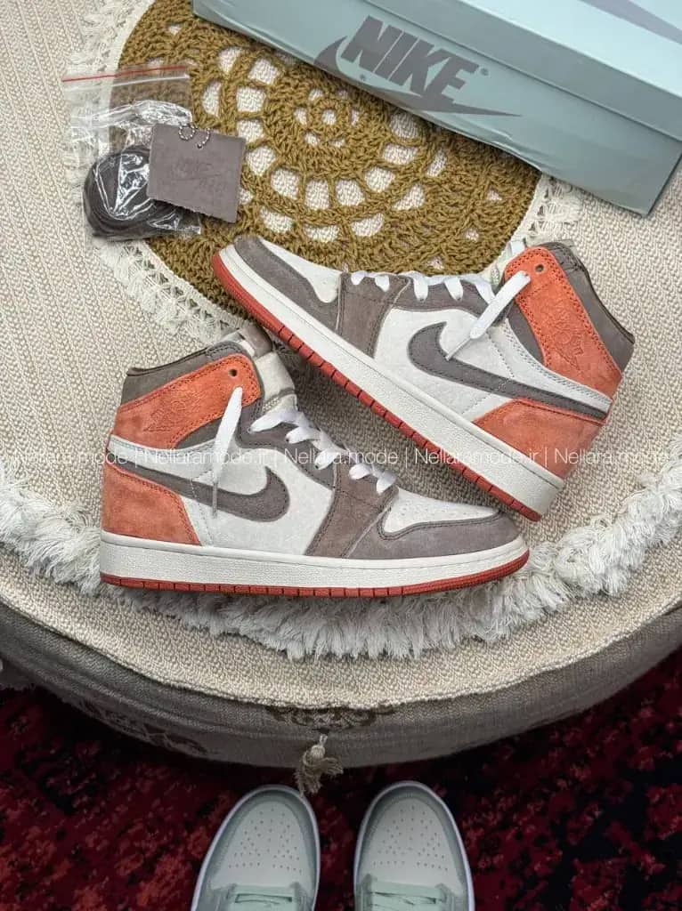 نایک جردن ۱ ساقدار داستد کلی زنانه و مردانه | Nike Air Jordan 1 High Dusted Clay