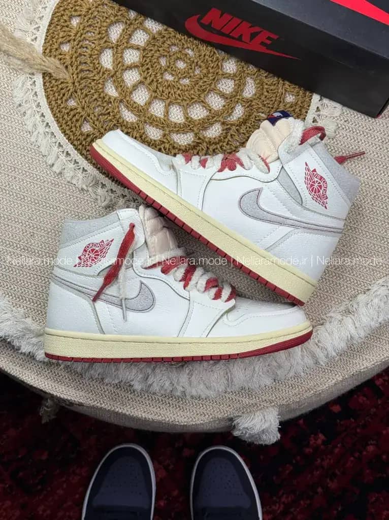 نایک جردن ۱ ساقدار سینابار زنانه و مردانه | Nike Air Jordan 1 High Cinnabar