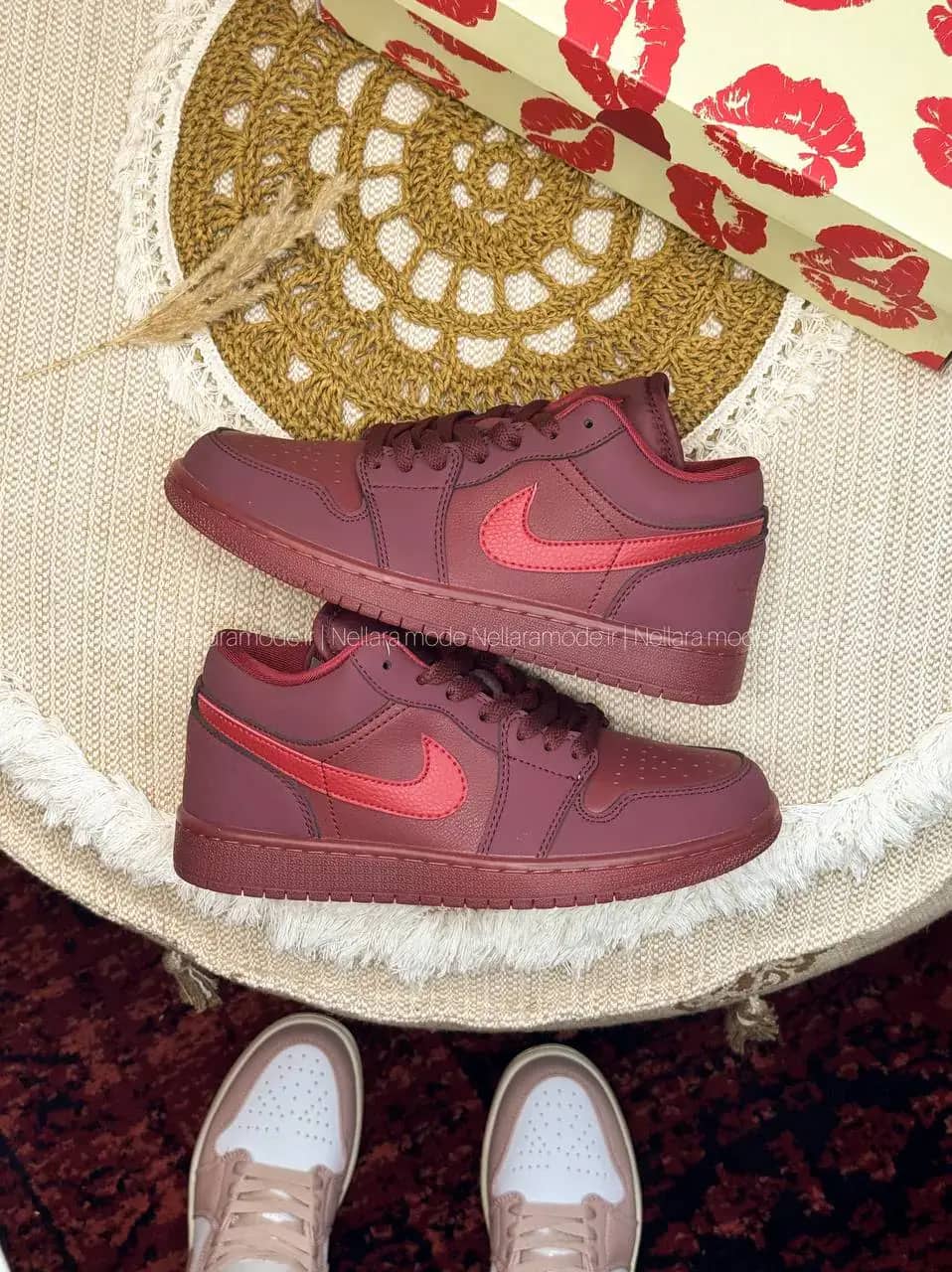 نایک جردن ۱ بدون ساق ولنتاین دی 2026 زنانه و مردانه | Nike Jordan 1 Valentines Day 2026