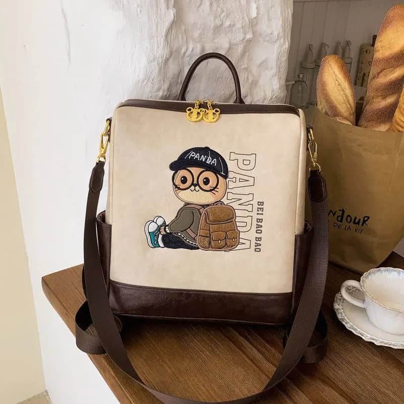کوله تدی گلدوزی بند برزنتی چندرنگ