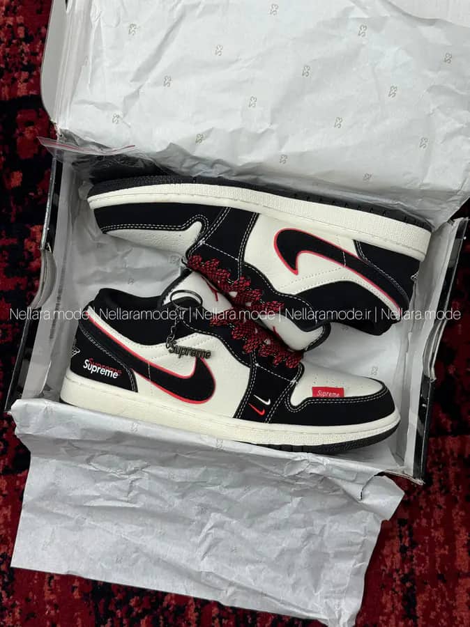 نایک ایر جردن 1 سوپریم | Nike Air Jordan 1 Custom Supreme sneakers 