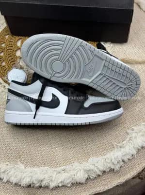 Nike Air Jordan 1 Low shadow نایک جردن وان لو مشکی طوسی (شدو)