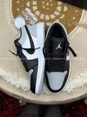 Nike Air Jordan 1 Low shadow نایک جردن وان لو مشکی طوسی (شدو)