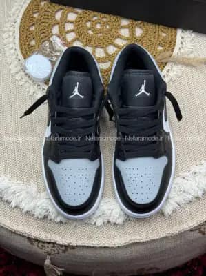 Nike Air Jordan 1 Low shadow نایک جردن وان لو مشکی طوسی (شدو)
