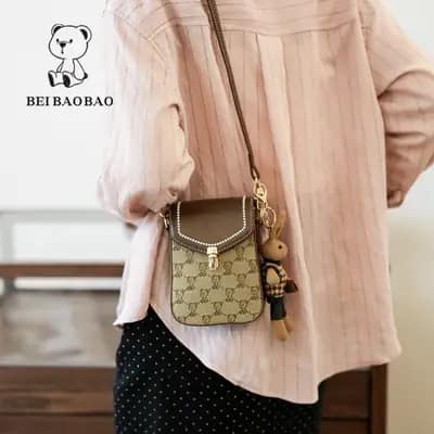 کیف وارداتی تدی بند چرمی