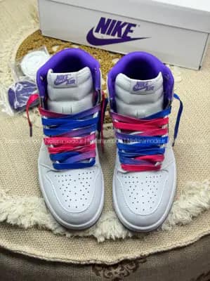 نایک جردن ۱ ساقدار متالیک پرپل زنانه و مردانه | Nike Air Jordan 1 High Metallic Purple