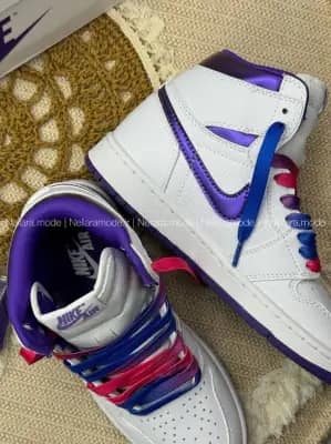 نایک جردن ۱ ساقدار متالیک پرپل زنانه و مردانه | Nike Air Jordan 1 High Metallic Purple