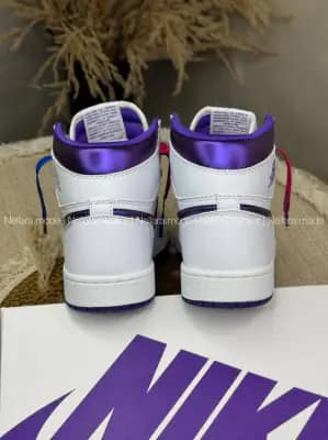 نایک جردن ۱ ساقدار متالیک پرپل زنانه و مردانه | Nike Air Jordan 1 High Metallic Purple