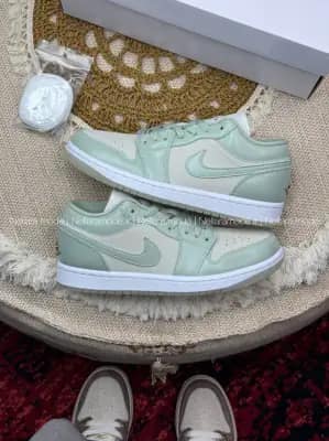 نایک جردن ۱ بدون ساق سبز دریایی روشن زنانه | Nike Jordan 1 SeaFoam