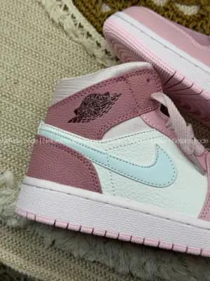 نایک ایر جردن وان ساقدار صورتی دیجیتال پینک زنانه | Nike Air Jordan 1 High Digital Pink