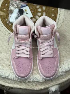 نایک ایر جردن وان ساقدار صورتی دیجیتال پینک زنانه | Nike Air Jordan 1 High Digital Pink