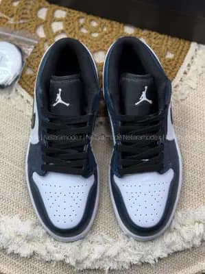 کفش جردن ۱ سرمه‌ای سفید مشکی زنانه | Air Jordan 1 Navy White Black