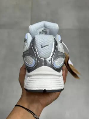 کفش نایک V2K Run سفید نقره‌ای آبی زنانه و مردانه | Nike V2K Run White Silver Blue