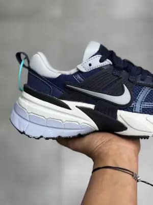 کفش نایک V2K Run سرمه‌ای سفید زنانه و مردانه | Nike V2K Run Navy White