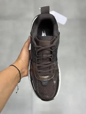 کفش نایک V2K Run قهوه‌ای تیره مشکی زنانه و مردانه | Nike V2K Run Dark Brown Black