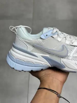 کفش نایک V2K Run سفید آبی روشن زنانه و مردانه | Nike V2K Run White Light Blue