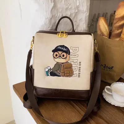 کوله تدی گلدوزی بند برزنتی چندرنگ
