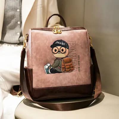 کوله تدی گلدوزی بند برزنتی چندرنگ