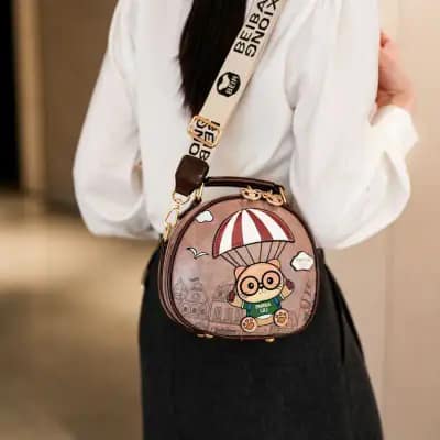 کیف وارداتی تدی گلدوزی بند برزنتی چندرنگ