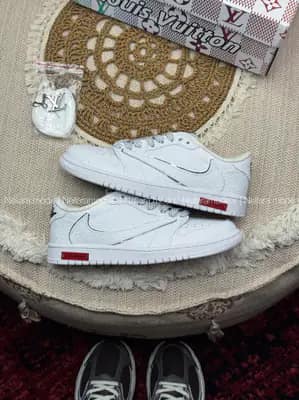 کتونی ترویس کاکتوس جک لویی ویتون سفید | Travis Cactus Jack Louis Vuitton White