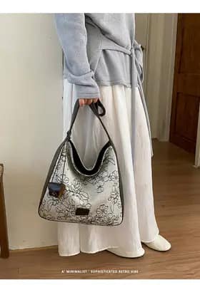 كيف وارداتي زنانه طرح گل