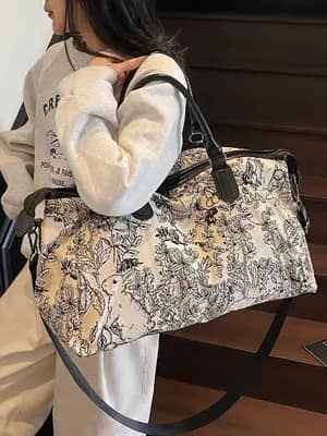 ساک وارداتی زنانه گلدار