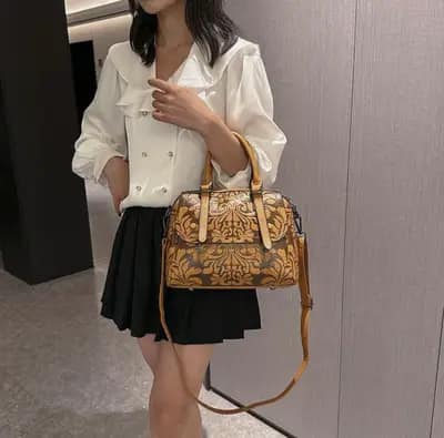 كيف وارداتی زنانه گلدار
