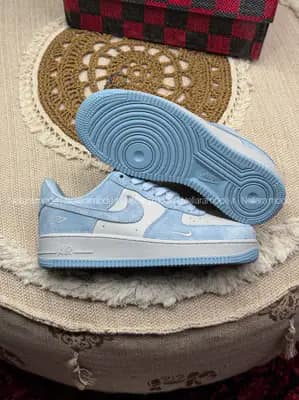 کتونی نایک ایر فورس ۱ لو LV8 یوتیلیتی سفید و آبی | Nike Air Force 1 Low LV8 Utility White/Blue
