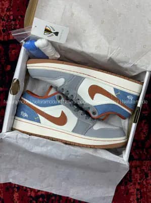 جردن ۱ لو فانتوم دنیم | Jordan 1 low phantom denim