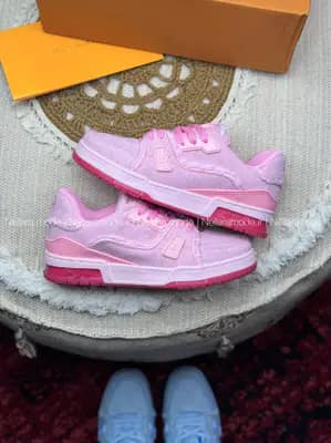 لویی ویتون ترینر صورتی | LOUIS VUITTON TRAINER PINK