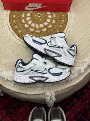 کفش نایک وی فایو سفید سرمه ای | Nike V5 Run White - Navy blue